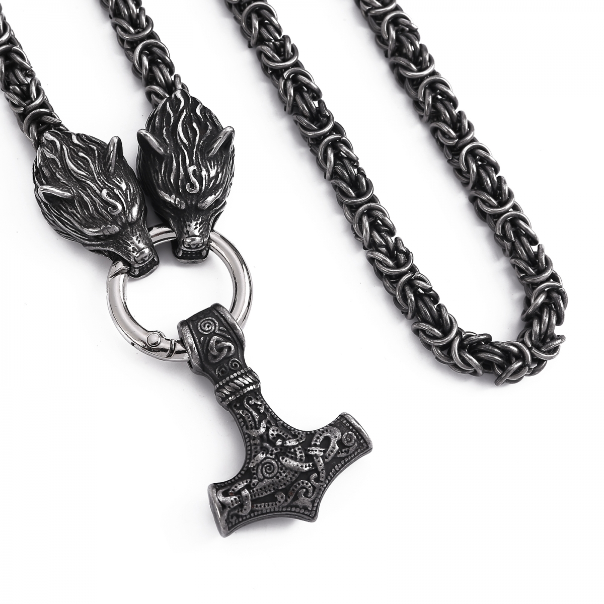Mjolnir Necklace US$15/PC-NORSECOLLECTION- Viking Jewelry,Viking Necklace,Viking Bracelet,Viking Rings,Viking Mugs,Viking Accessories,Viking Crafts