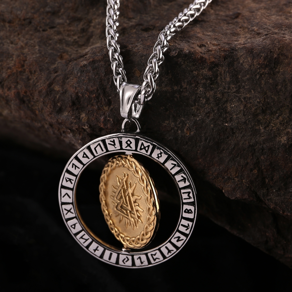 Odin Necklace US$3.5/PC-NORSECOLLECTION- Viking Jewelry,Viking Necklace,Viking Bracelet,Viking Rings,Viking Mugs,Viking Accessories,Viking Crafts
