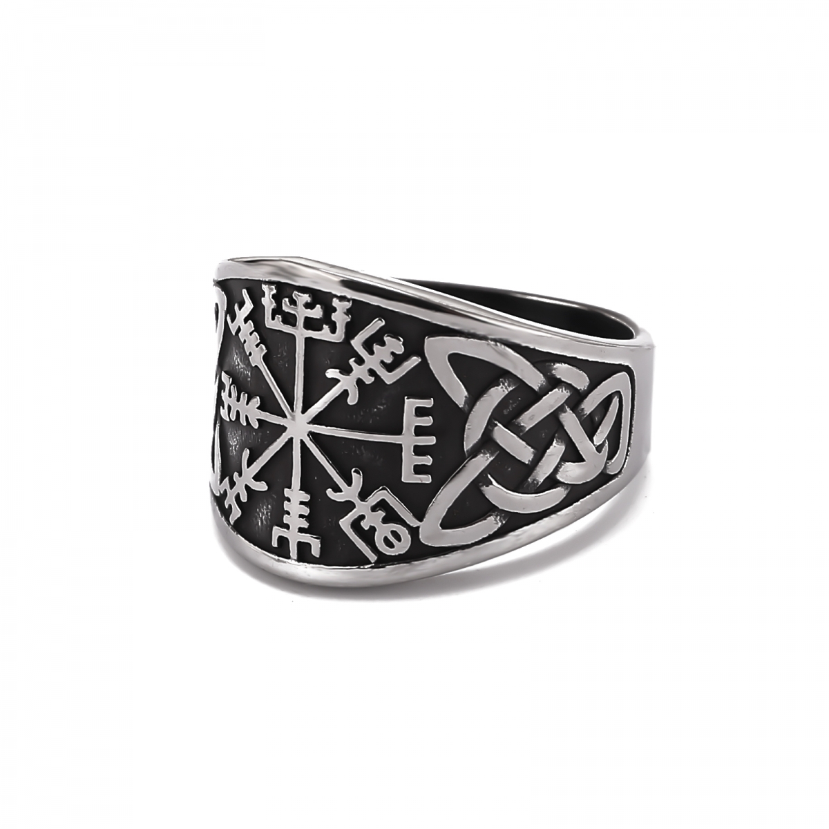 Vegvisir Ring US$2.9/PC-NORSECOLLECTION- Viking Jewelry,Viking Necklace,Viking Bracelet,Viking Rings,Viking Mugs,Viking Accessories,Viking Crafts