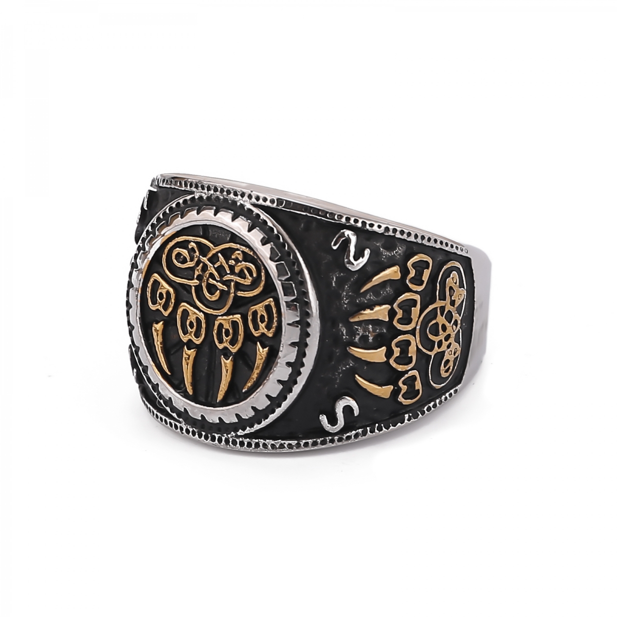 Wolf Paw Ring US$3.2/PC-NORSECOLLECTION- Viking Jewelry,Viking Necklace,Viking Bracelet,Viking Rings,Viking Mugs,Viking Accessories,Viking Crafts