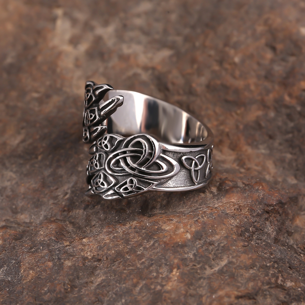 Wolf Paw Ring US$2.9/PC-NORSECOLLECTION- Viking Jewelry,Viking Necklace,Viking Bracelet,Viking Rings,Viking Mugs,Viking Accessories,Viking Crafts