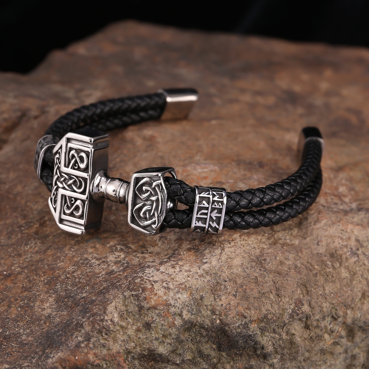 Mjolnir Bracelet US$4.9/PC-NORSECOLLECTION- Viking Jewelry,Viking Necklace,Viking Bracelet,Viking Rings,Viking Mugs,Viking Accessories,Viking Crafts