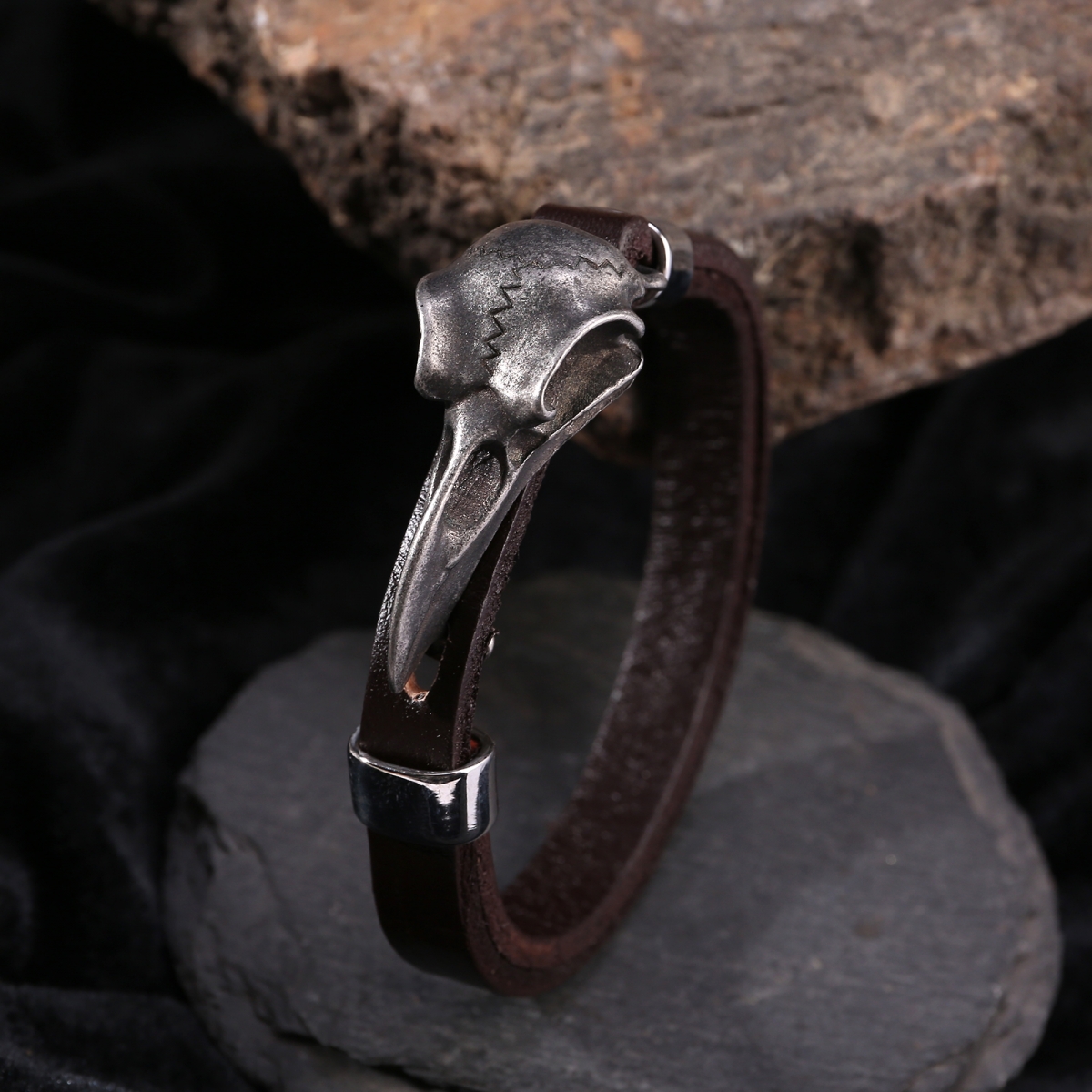 Raven Bracelet US$4.5/PC-NORSECOLLECTION- Viking Jewelry,Viking Necklace,Viking Bracelet,Viking Rings,Viking Mugs,Viking Accessories,Viking Crafts