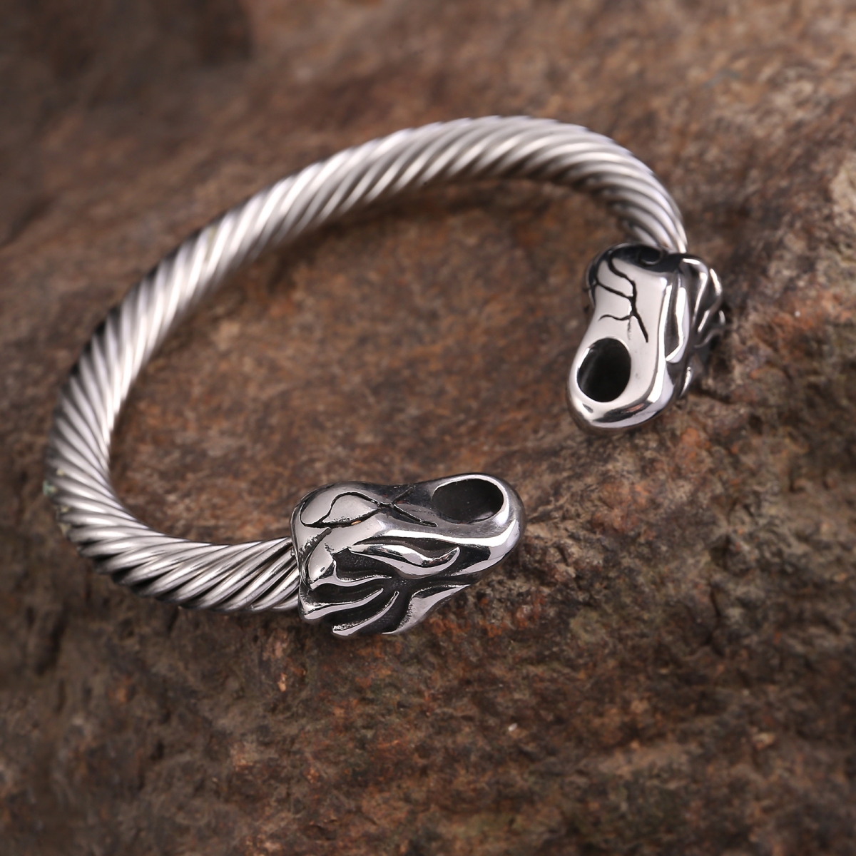 Wolf Bracelet US$3.5/PC-NORSECOLLECTION- Viking Jewelry,Viking Necklace,Viking Bracelet,Viking Rings,Viking Mugs,Viking Accessories,Viking Crafts