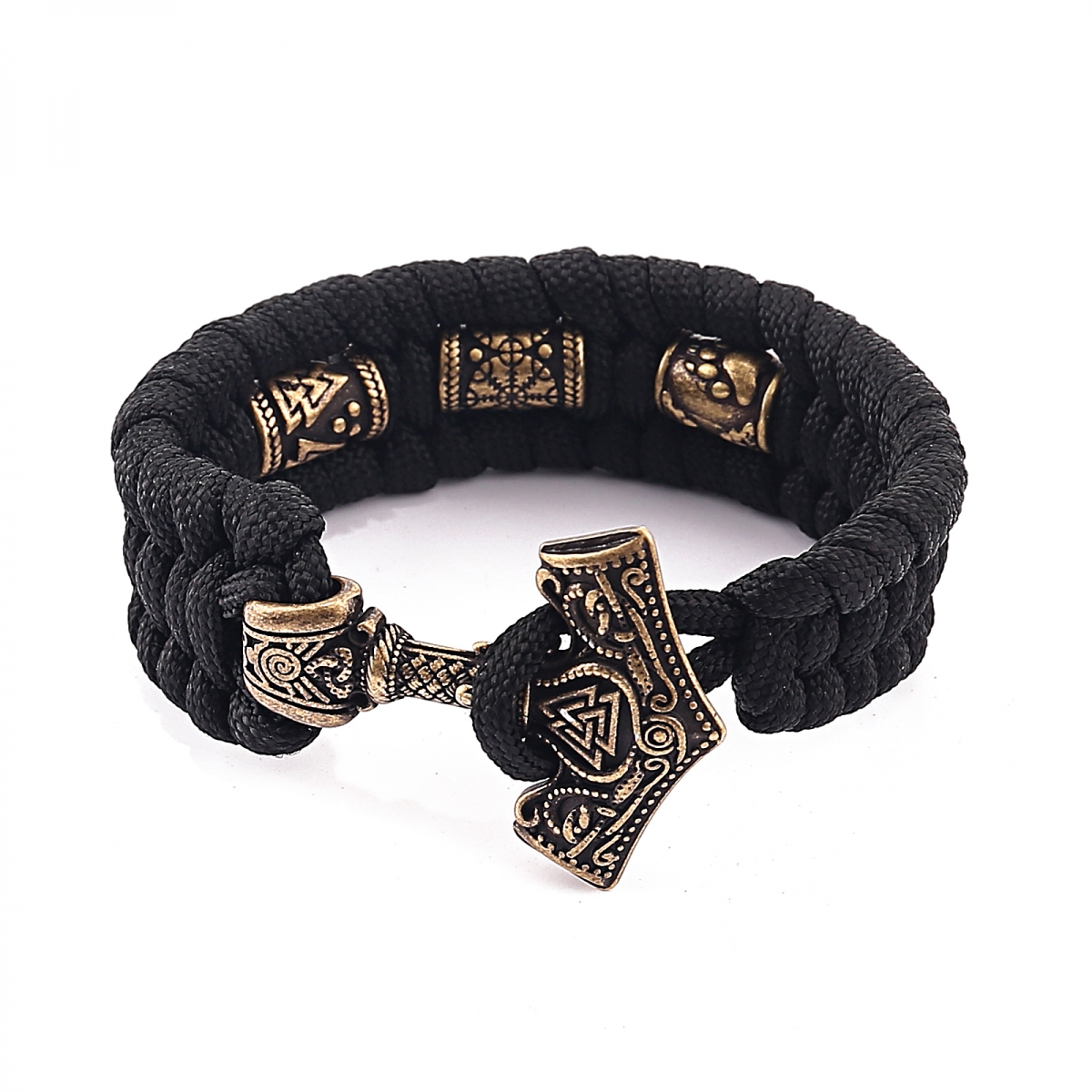 Mjolnir Paracord Bracelet US$8.5/PC-NORSECOLLECTION- Viking Jewelry,Viking Necklace,Viking Bracelet,Viking Rings,Viking Mugs,Viking Accessories,Viking Crafts