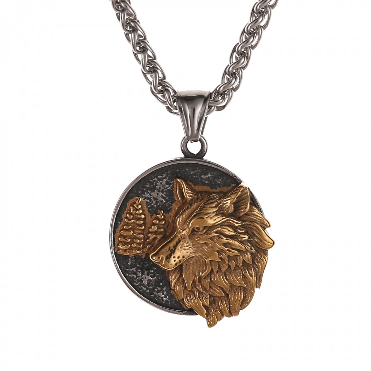 Guardian Wolf Necklace US$3.2/PC-NORSECOLLECTION- Viking Jewelry,Viking Necklace,Viking Bracelet,Viking Rings,Viking Mugs,Viking Accessories,Viking Crafts