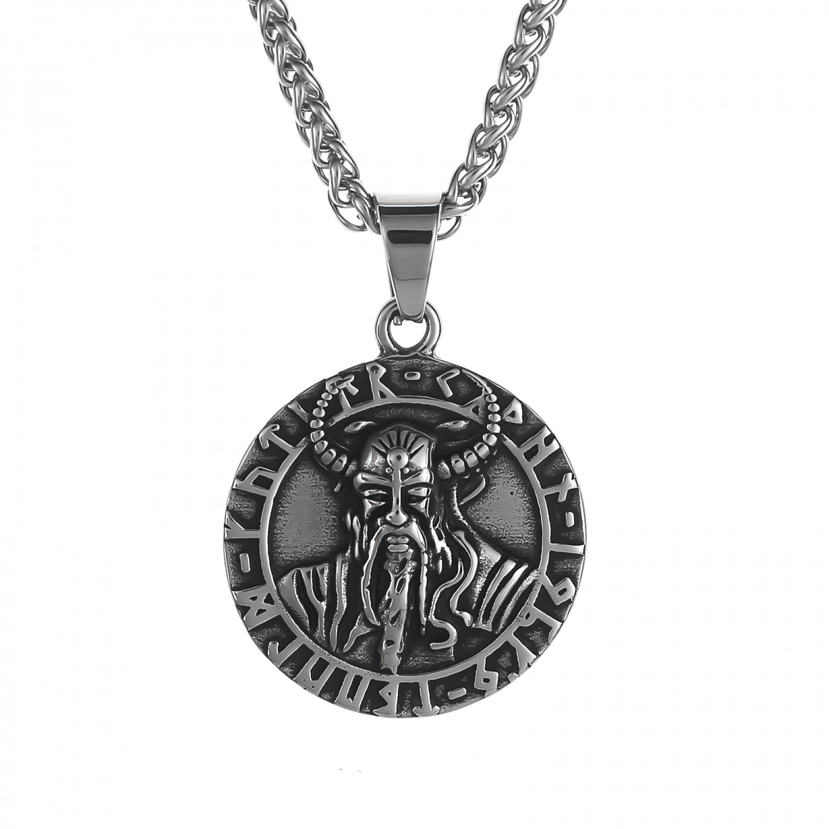 Odin Necklace US$3.5/PC-NORSECOLLECTION- Viking Jewelry,Viking Necklace,Viking Bracelet,Viking Rings,Viking Mugs,Viking Accessories,Viking Crafts