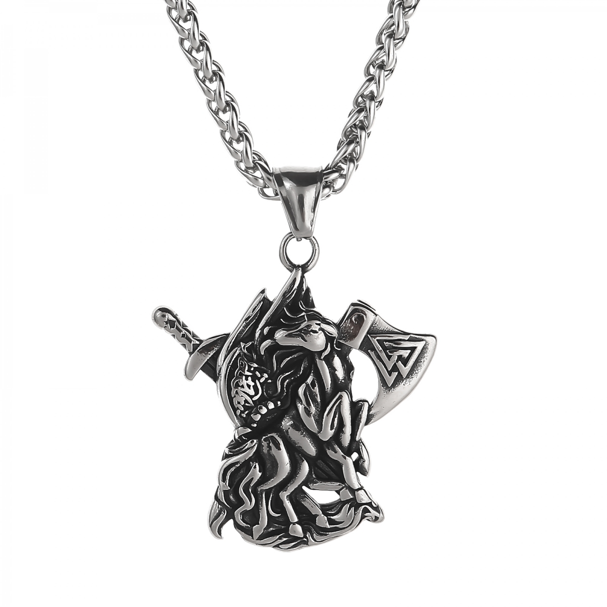 Sleipnir Necklace US$2.9/PC-NORSECOLLECTION- Viking Jewelry,Viking Necklace,Viking Bracelet,Viking Rings,Viking Mugs,Viking Accessories,Viking Crafts