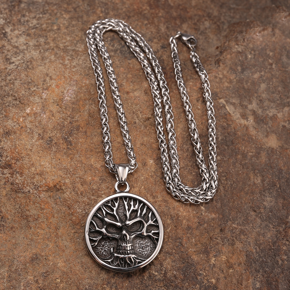 Yggdrasill Necklace US$3.2/PC-NORSECOLLECTION- Viking Jewelry,Viking Necklace,Viking Bracelet,Viking Rings,Viking Mugs,Viking Accessories,Viking Crafts