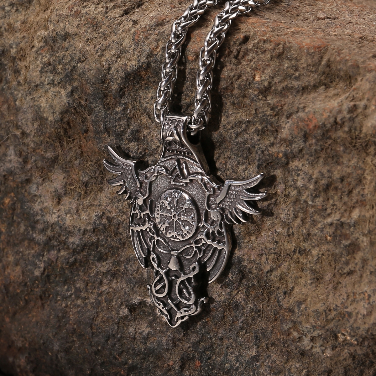Odin Necklace US$2.9/PC-NORSECOLLECTION- Viking Jewelry,Viking Necklace,Viking Bracelet,Viking Rings,Viking Mugs,Viking Accessories,Viking Crafts