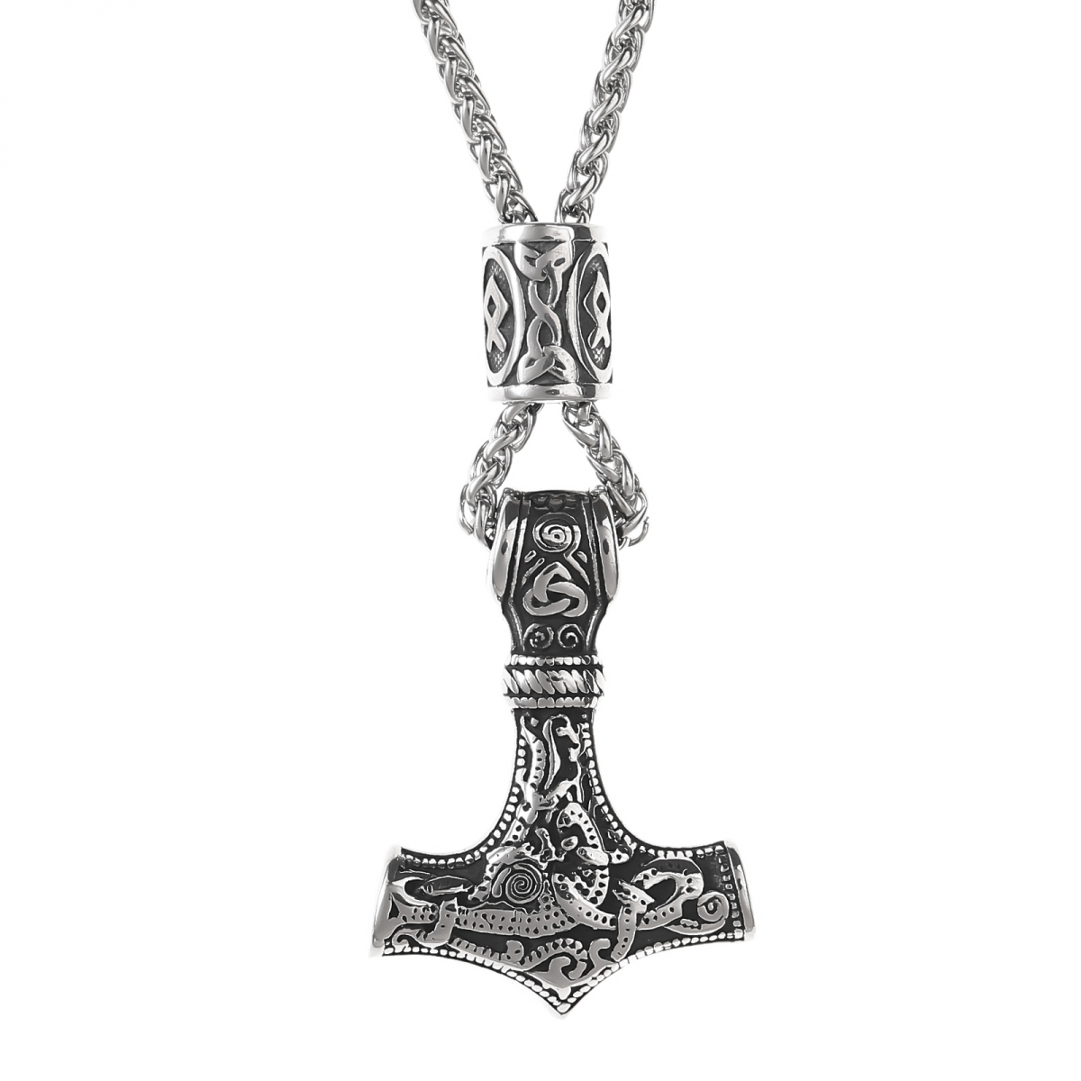 Mjolnir Necklace US$3.4/PC-NORSECOLLECTION- Viking Jewelry,Viking Necklace,Viking Bracelet,Viking Rings,Viking Mugs,Viking Accessories,Viking Crafts