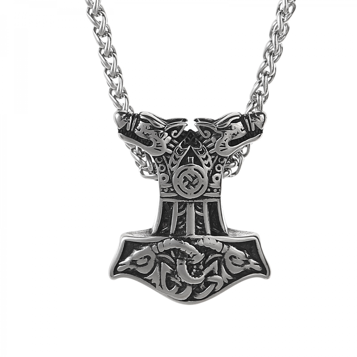 Mjolnir Necklace US$3/PC-NORSECOLLECTION- Viking Jewelry,Viking Necklace,Viking Bracelet,Viking Rings,Viking Mugs,Viking Accessories,Viking Crafts