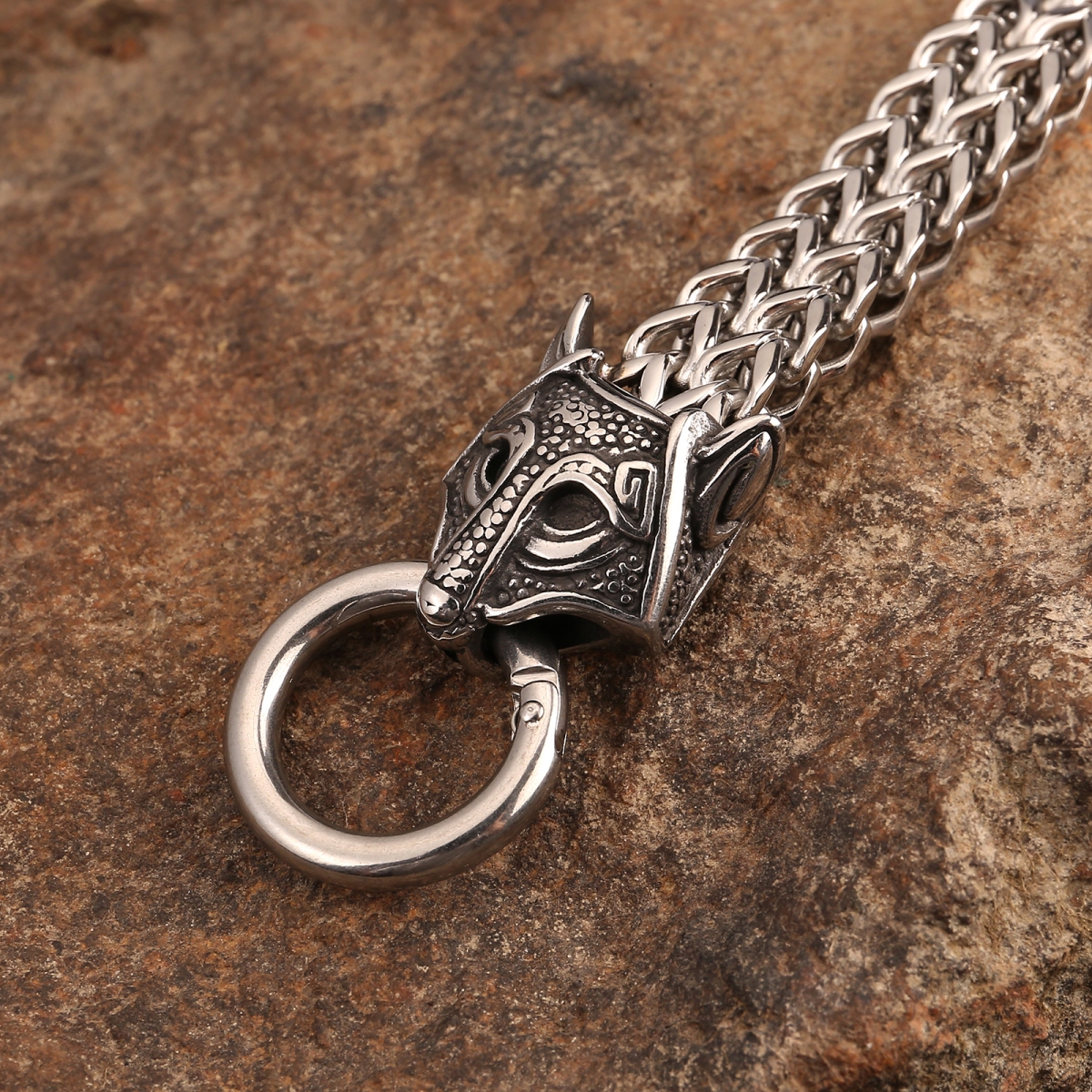 Wolf Bracelet US$6.5/PC-NORSECOLLECTION- Viking Jewelry,Viking Necklace,Viking Bracelet,Viking Rings,Viking Mugs,Viking Accessories,Viking Crafts