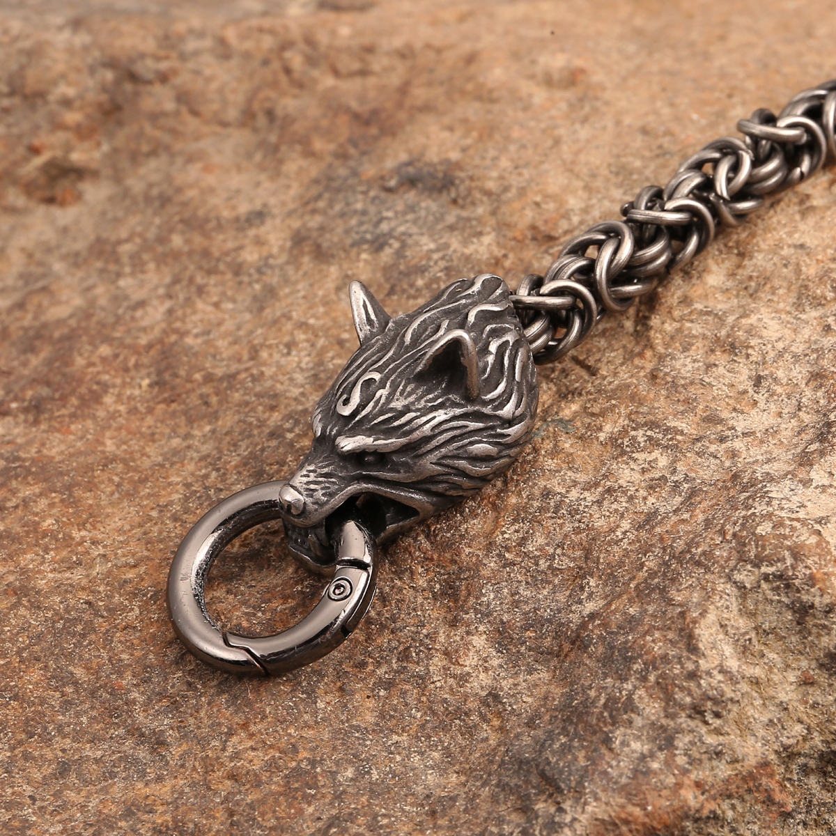Wolf Bracelet US$5.9/PC-NORSECOLLECTION- Viking Jewelry,Viking Necklace,Viking Bracelet,Viking Rings,Viking Mugs,Viking Accessories,Viking Crafts