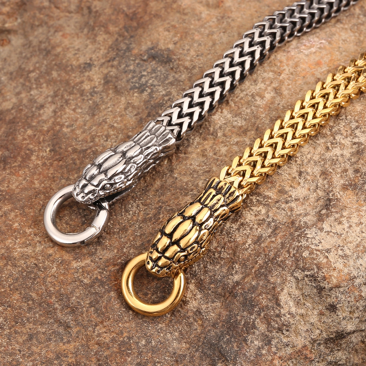 Snake Chain Bracelet US$8.3/PC-NORSECOLLECTION- Viking Jewelry,Viking Necklace,Viking Bracelet,Viking Rings,Viking Mugs,Viking Accessories,Viking Crafts