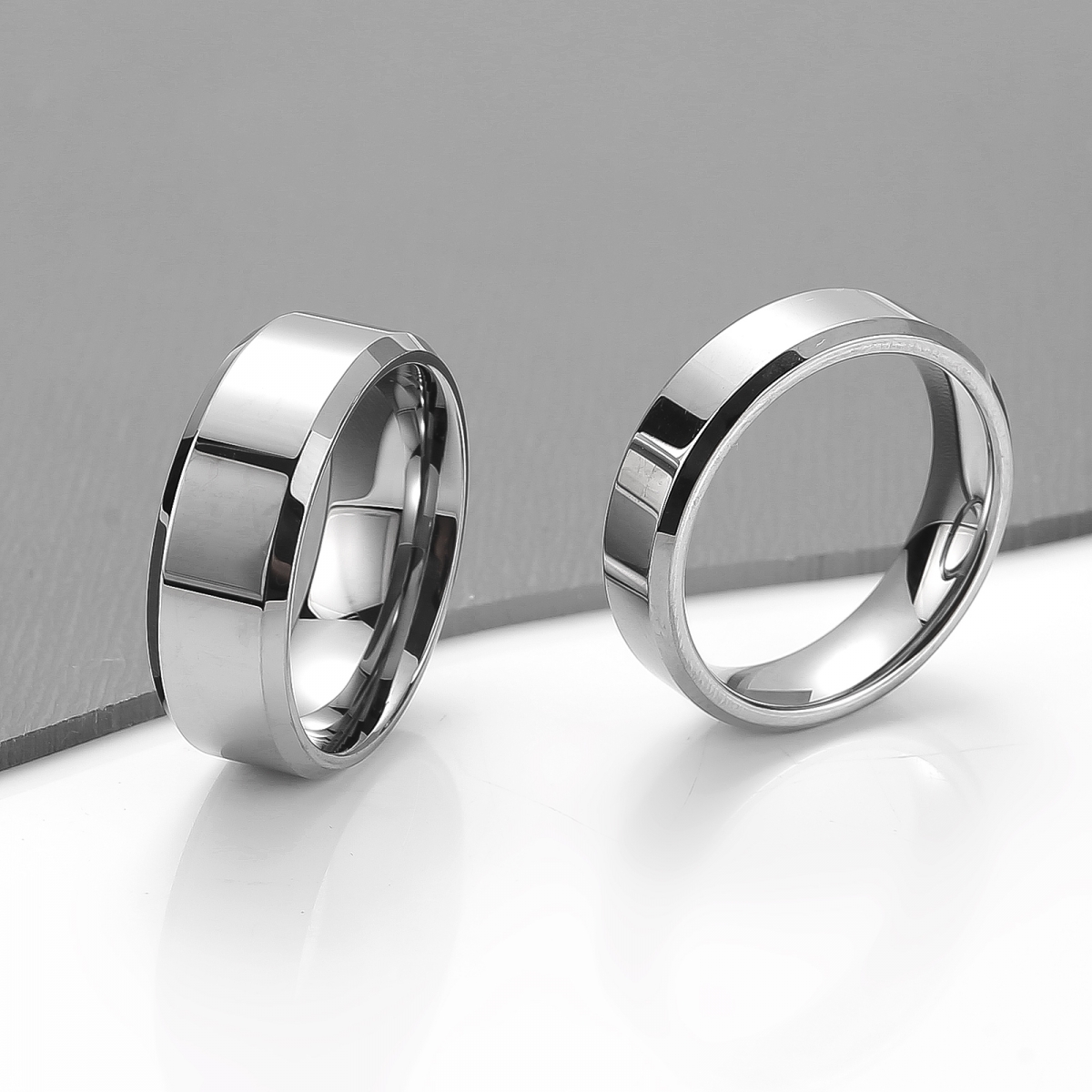 Tungsten Carbide Silver Ring US$3.4/PC-NORSECOLLECTION- Viking Jewelry,Viking Necklace,Viking Bracelet,Viking Rings,Viking Mugs,Viking Accessories,Viking Crafts