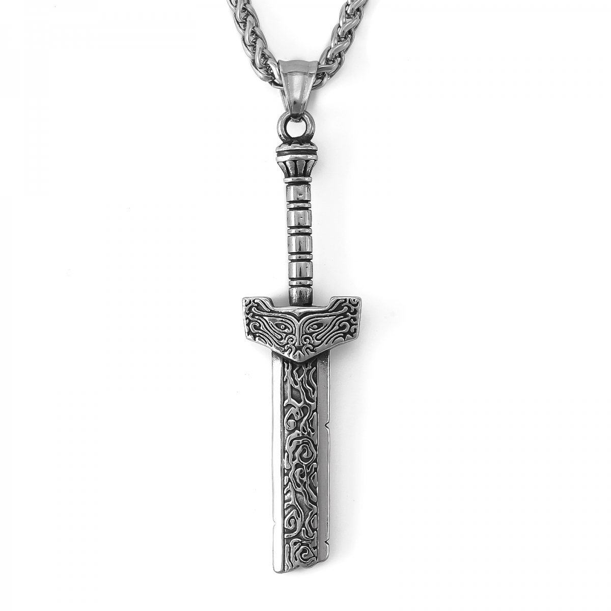 Broken Sword Viking Necklace US$3.2/PC-NORSECOLLECTION- Viking Jewelry,Viking Necklace,Viking Bracelet,Viking Rings,Viking Mugs,Viking Accessories,Viking Crafts