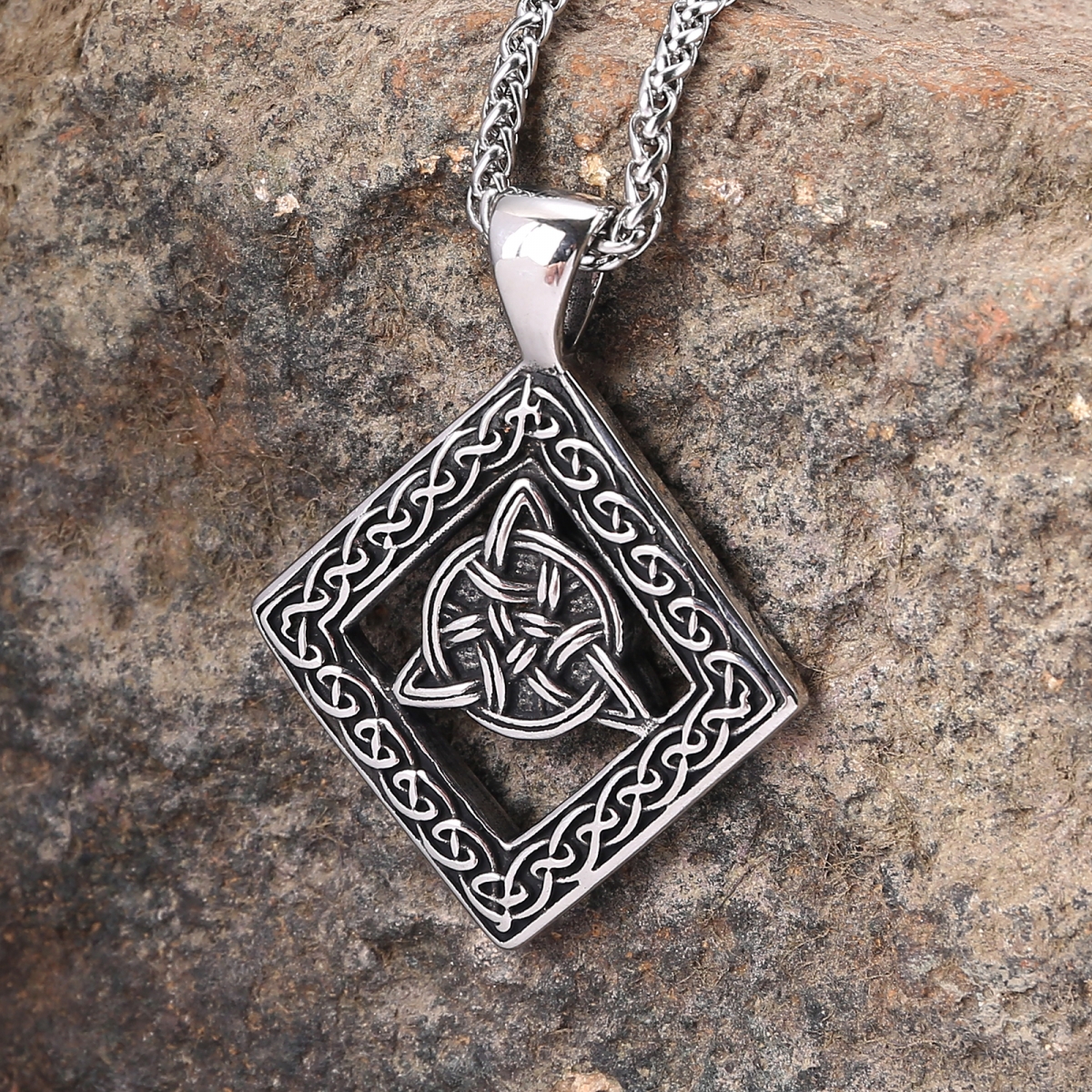Celtic Knot Open Design Necklace US$3.2/PC-NORSECOLLECTION- Viking Jewelry,Viking Necklace,Viking Bracelet,Viking Rings,Viking Mugs,Viking Accessories,Viking Crafts