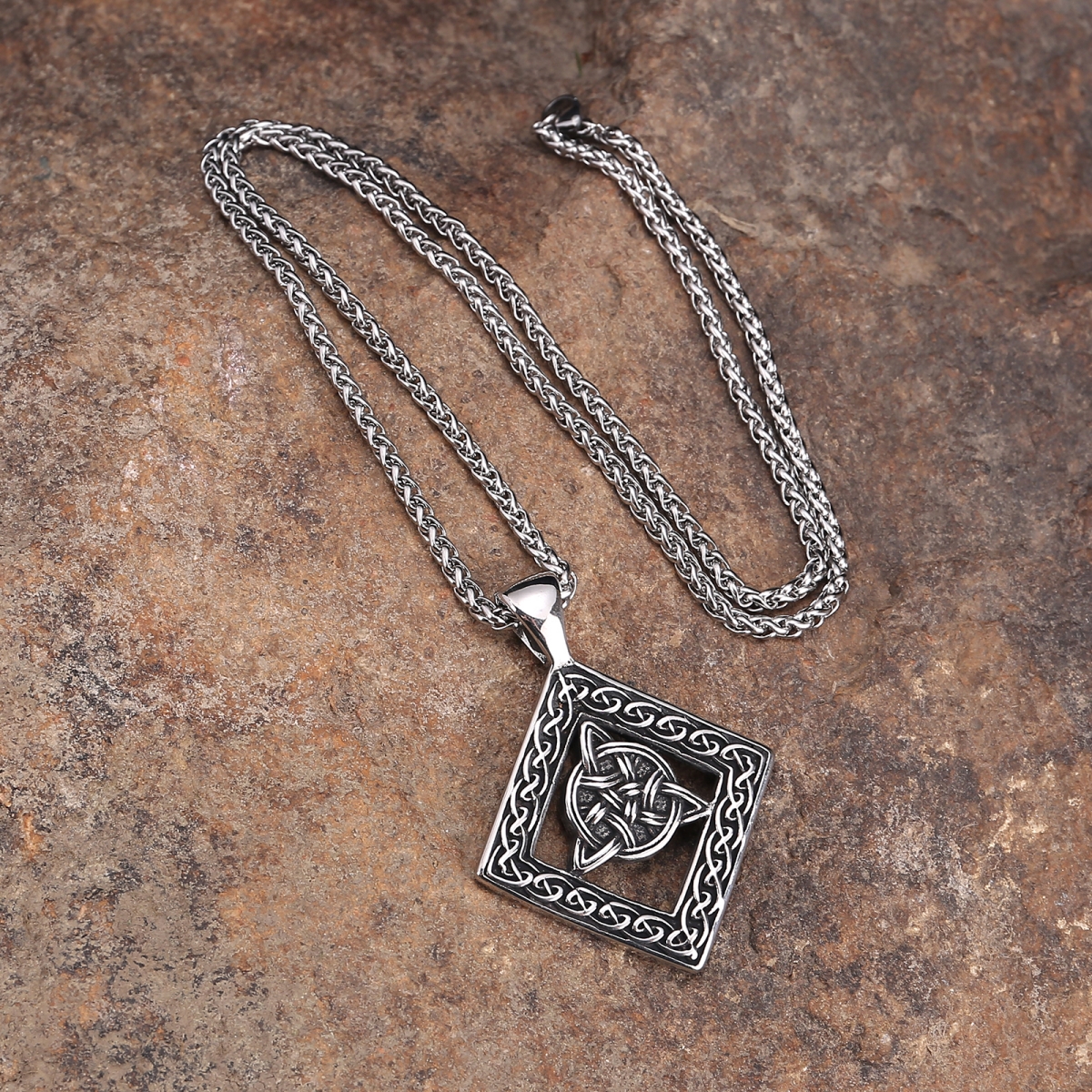 Celtic Knot Open Design Necklace US$3.2/PC-NORSECOLLECTION- Viking Jewelry,Viking Necklace,Viking Bracelet,Viking Rings,Viking Mugs,Viking Accessories,Viking Crafts