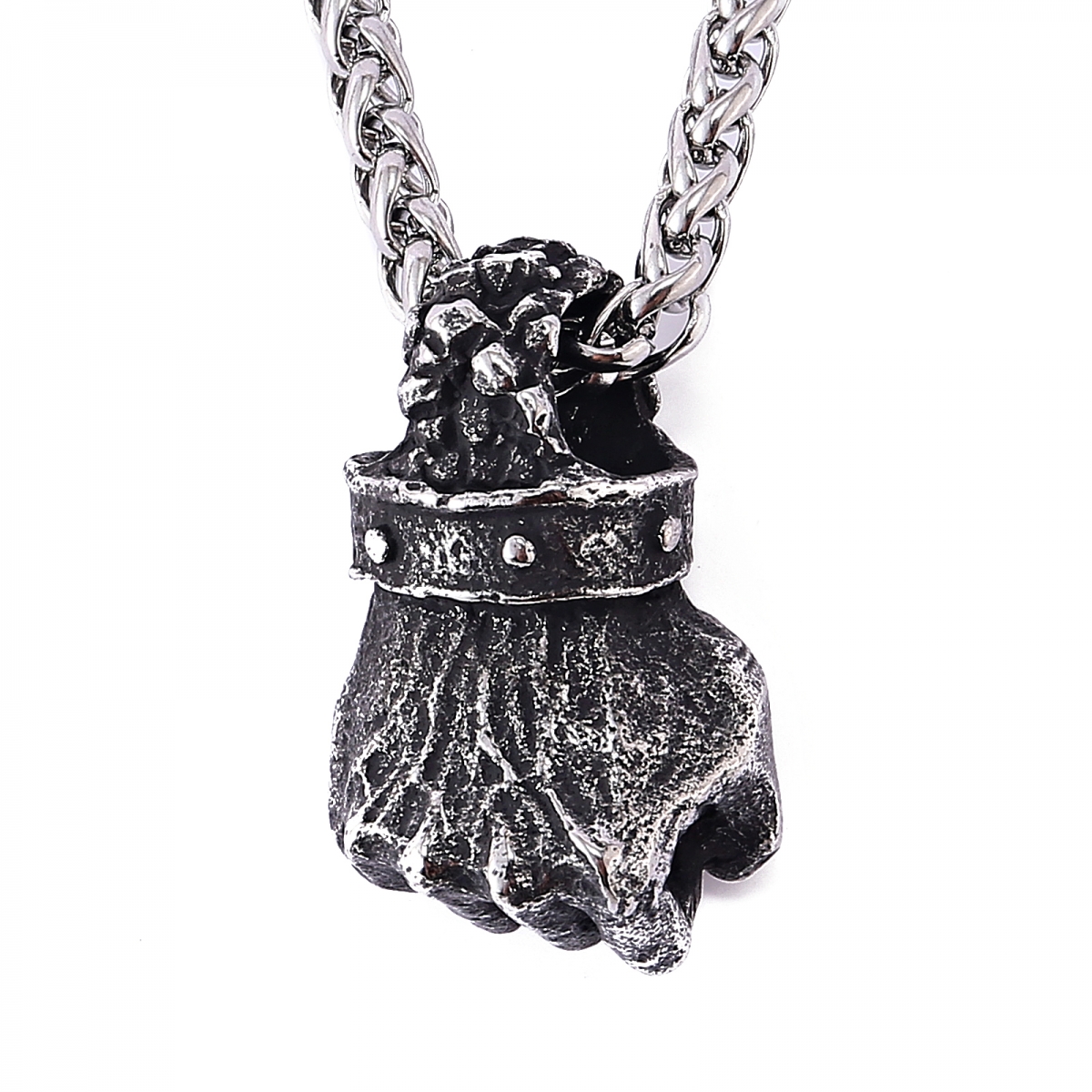 Iron Fist Necklace US$3.5/PC-NORSECOLLECTION- Viking Jewelry,Viking Necklace,Viking Bracelet,Viking Rings,Viking Mugs,Viking Accessories,Viking Crafts
