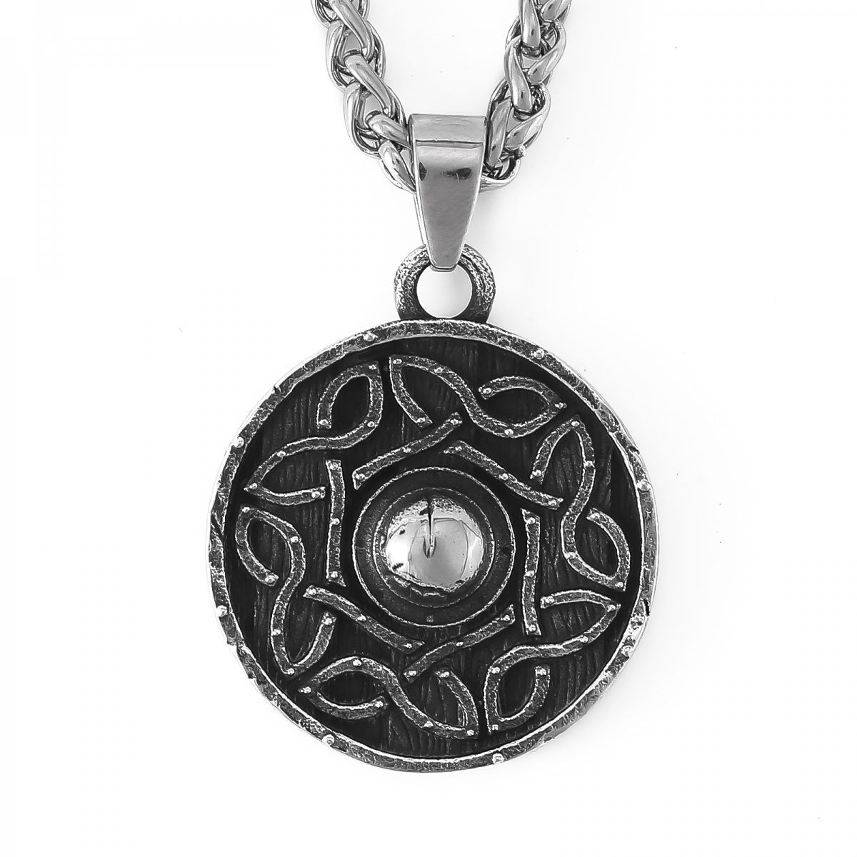 Shield Necklace US$3.2/PC-NORSECOLLECTION- Viking Jewelry,Viking Necklace,Viking Bracelet,Viking Rings,Viking Mugs,Viking Accessories,Viking Crafts