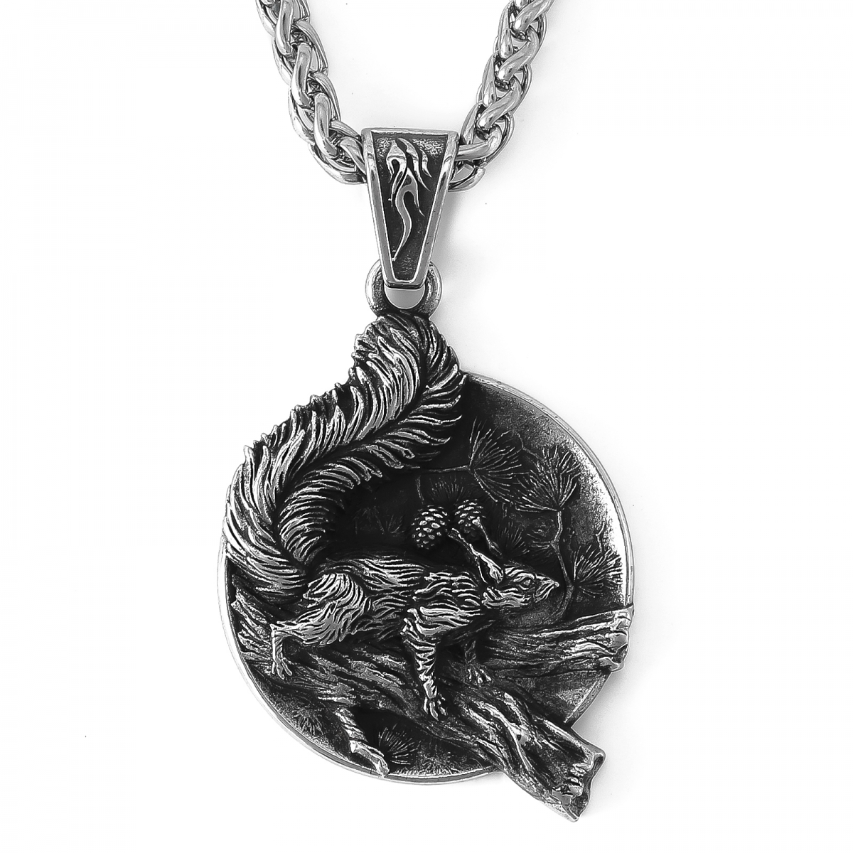 Squirrel Necklace US$3.2/PC-NORSECOLLECTION- Viking Jewelry,Viking Necklace,Viking Bracelet,Viking Rings,Viking Mugs,Viking Accessories,Viking Crafts