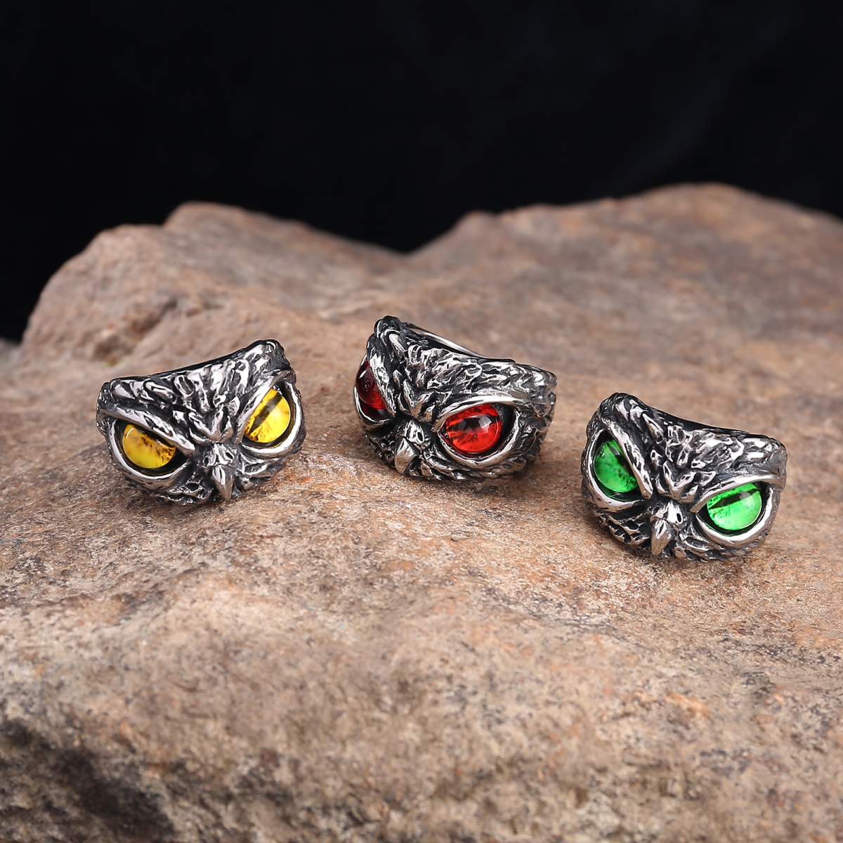 Owl Ring US$3.2/PC-NORSECOLLECTION- Viking Jewelry,Viking Necklace,Viking Bracelet,Viking Rings,Viking Mugs,Viking Accessories,Viking Crafts