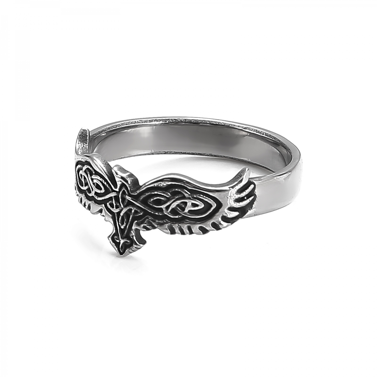 Raven Ring US$2.9/PC-NORSECOLLECTION- Viking Jewelry,Viking Necklace,Viking Bracelet,Viking Rings,Viking Mugs,Viking Accessories,Viking Crafts