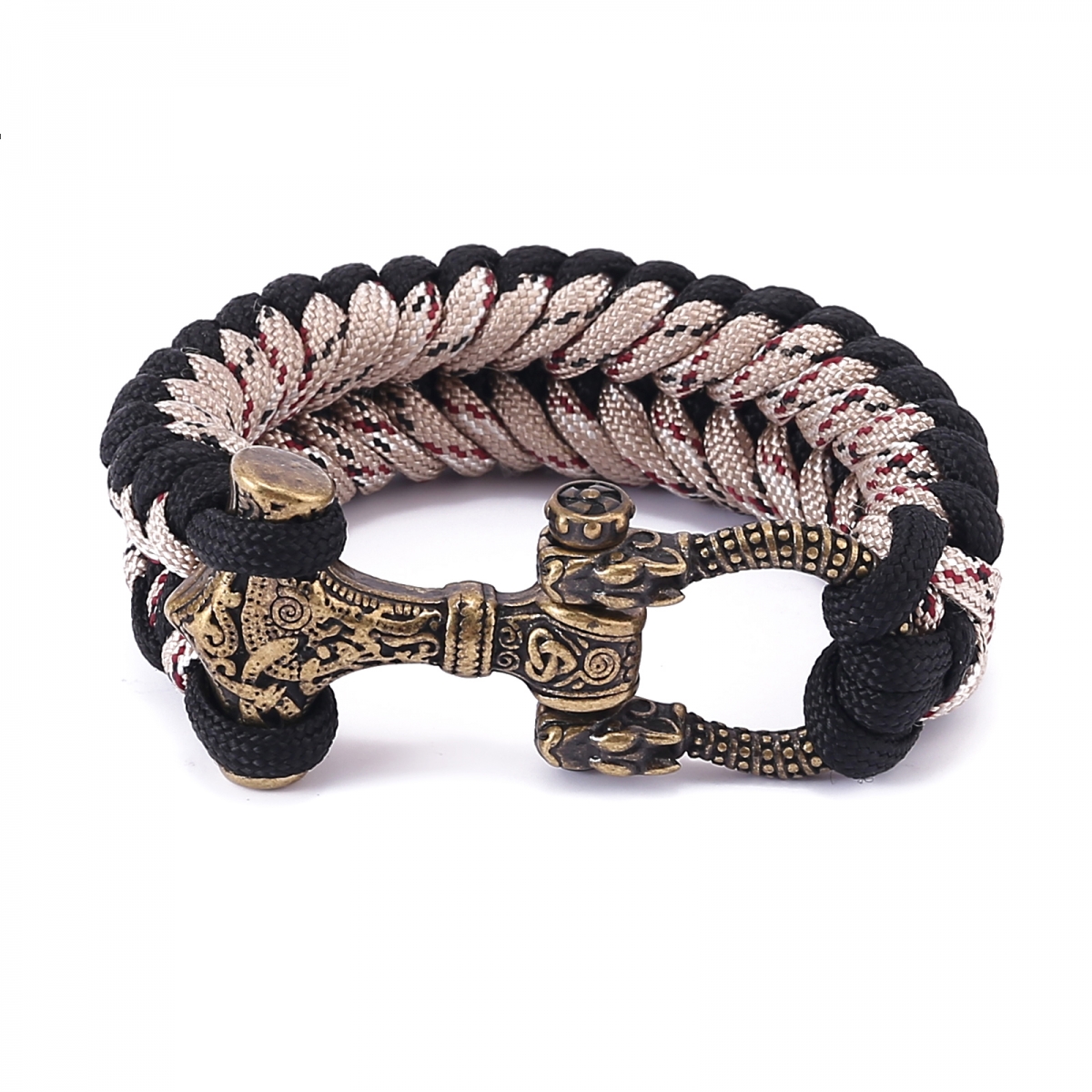 Handmade Mjolnir Bracelet US$13/PC-NORSECOLLECTION- Viking Jewelry,Viking Necklace,Viking Bracelet,Viking Rings,Viking Mugs,Viking Accessories,Viking Crafts