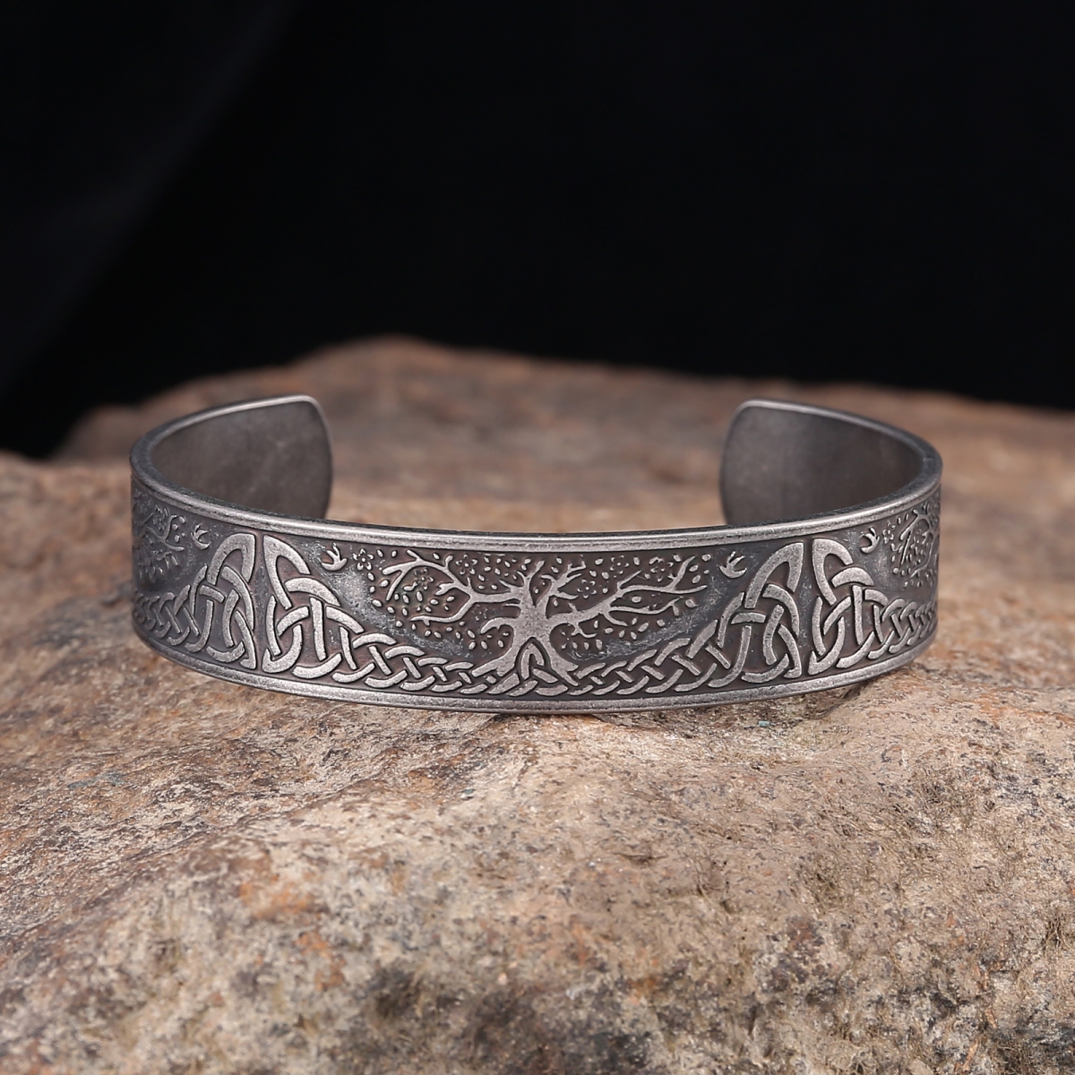 Antique Yggdrasil Bangle US$4.5/PC-NORSECOLLECTION- Viking Jewelry,Viking Necklace,Viking Bracelet,Viking Rings,Viking Mugs,Viking Accessories,Viking Crafts