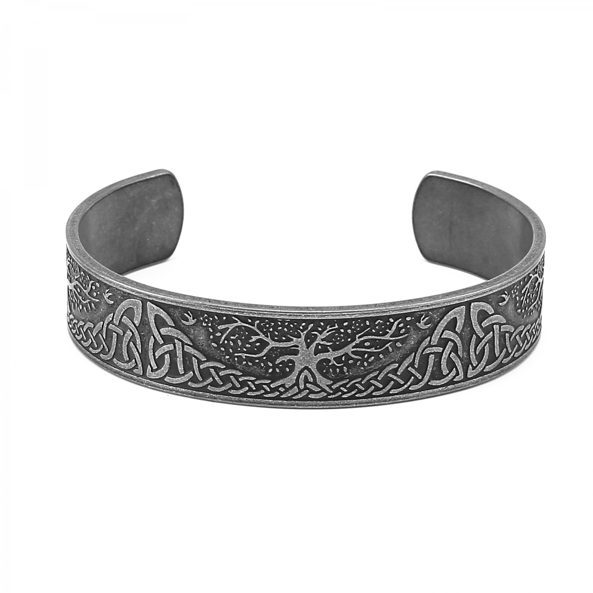 Antique Yggdrasil Bangle US$4.5/PC-NORSECOLLECTION- Viking Jewelry,Viking Necklace,Viking Bracelet,Viking Rings,Viking Mugs,Viking Accessories,Viking Crafts