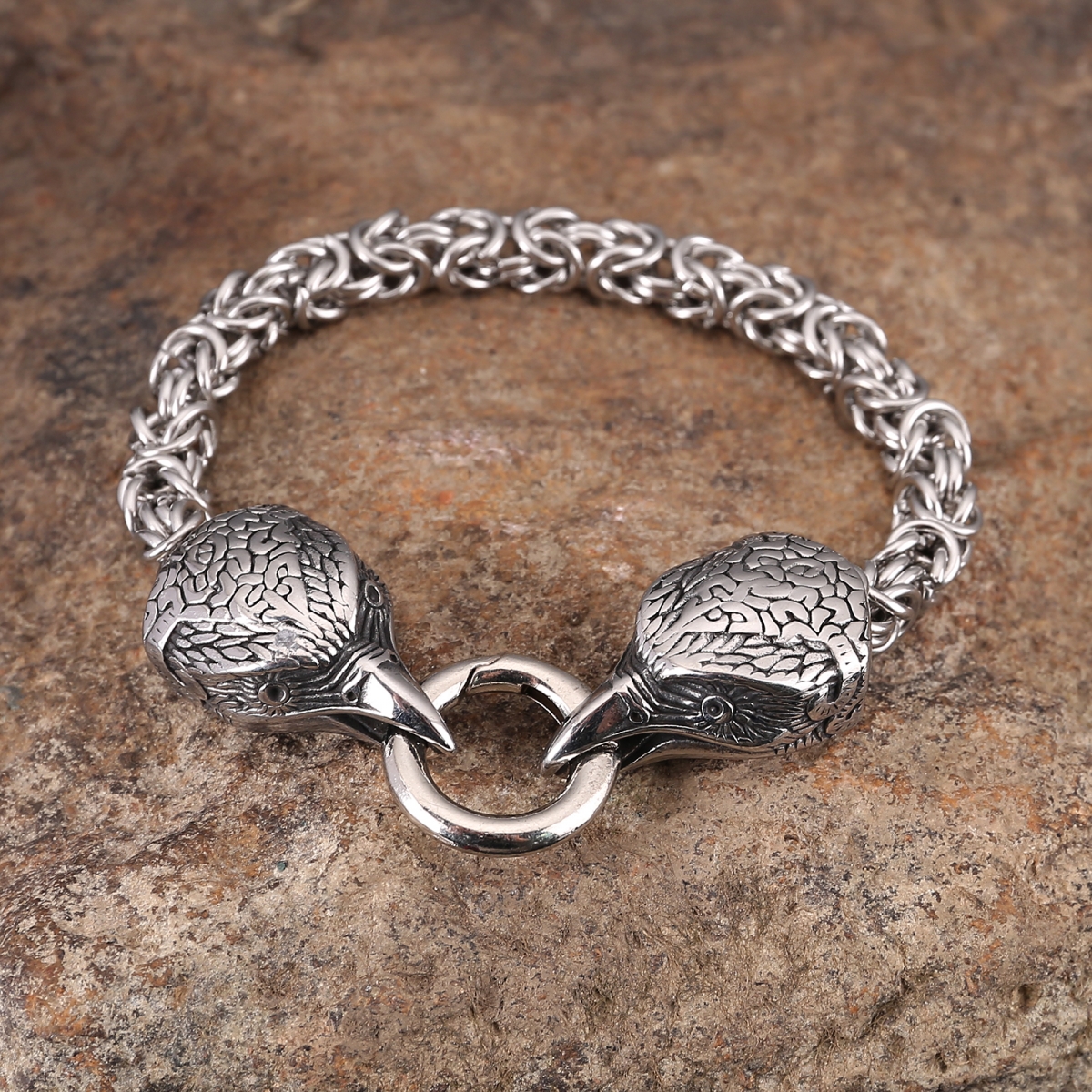 Crow Bracelet US$4.7/PC-NORSECOLLECTION- Viking Jewelry,Viking Necklace,Viking Bracelet,Viking Rings,Viking Mugs,Viking Accessories,Viking Crafts