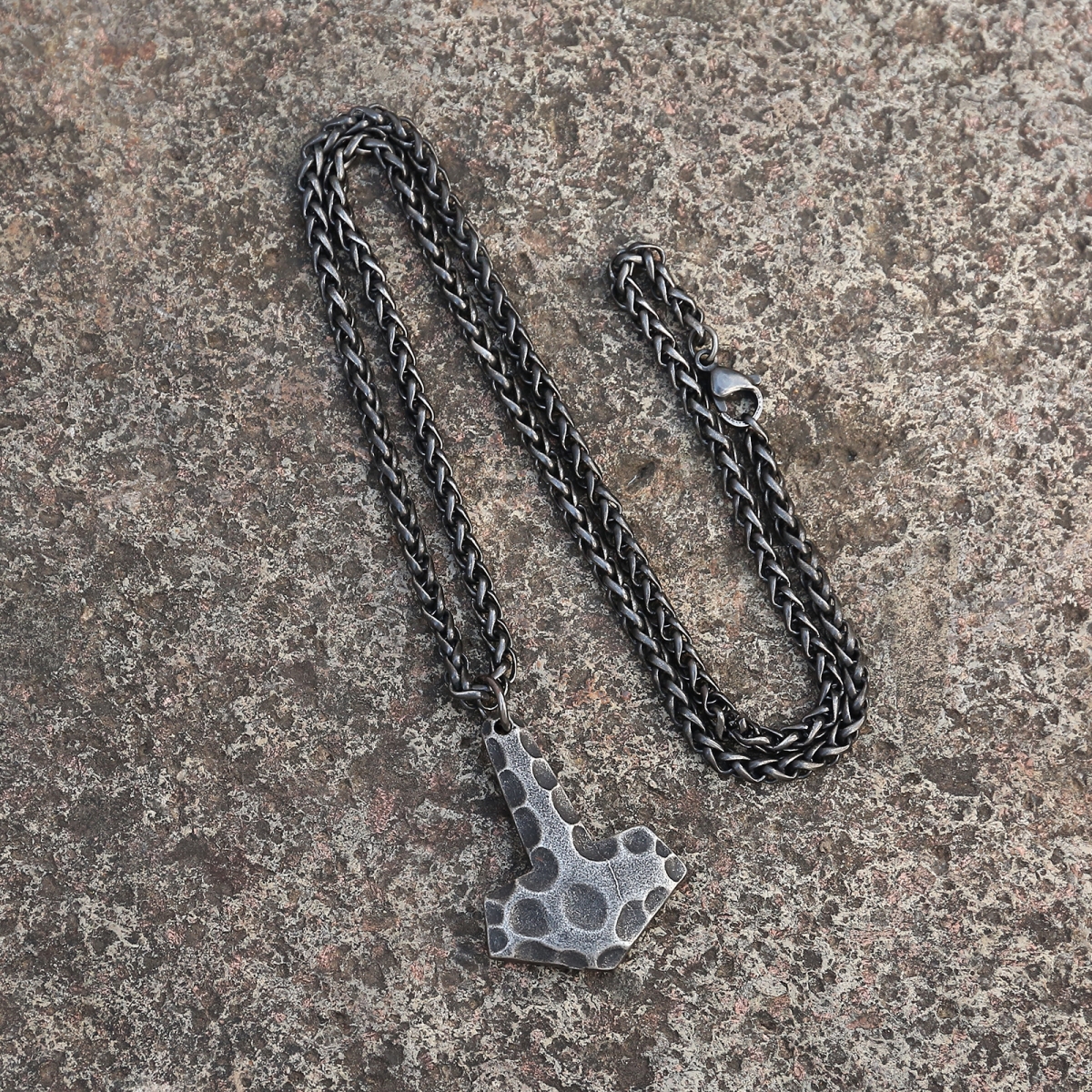 Thor Hammer Necklace US$3.8/PC-NORSECOLLECTION- Viking Jewelry,Viking Necklace,Viking Bracelet,Viking Rings,Viking Mugs,Viking Accessories,Viking Crafts