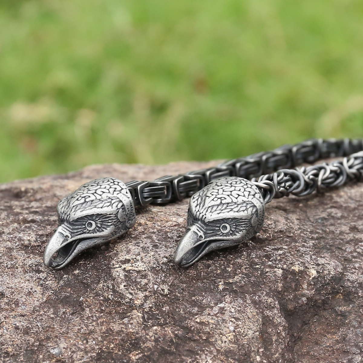 Viking Raven Bracelet US$6.2/PC-NORSECOLLECTION- Viking Jewelry,Viking Necklace,Viking Bracelet,Viking Rings,Viking Mugs,Viking Accessories,Viking Crafts