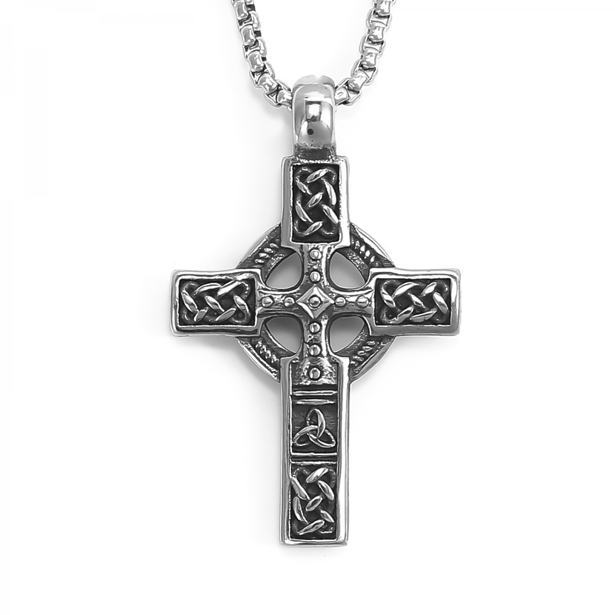 Celtic Cross Necklace US$2.9/PC-NORSECOLLECTION- Viking Jewelry,Viking Necklace,Viking Bracelet,Viking Rings,Viking Mugs,Viking Accessories,Viking Crafts