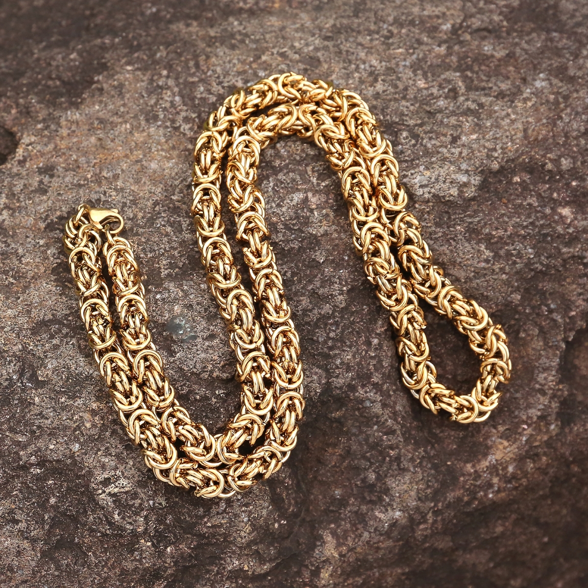 Byzantium King Chain Set US$12.9/Set-NORSECOLLECTION- Viking Jewelry,Viking Necklace,Viking Bracelet,Viking Rings,Viking Mugs,Viking Accessories,Viking Crafts