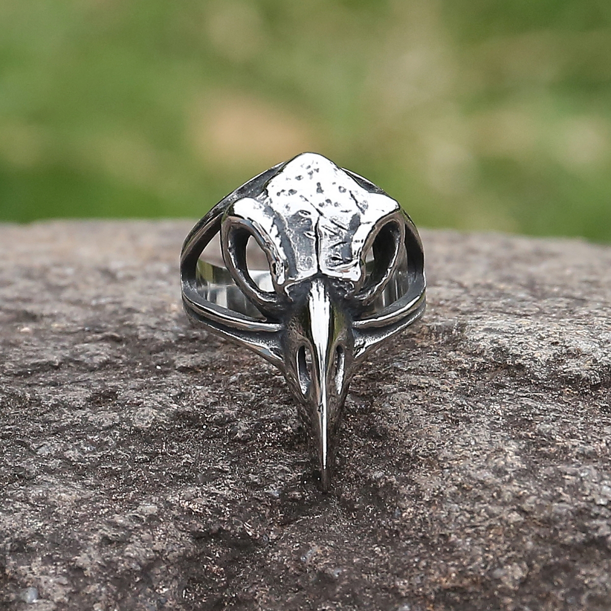 Raven Ring US$2.9/бр-NORSECOLLECTION- Викинг бижута, Викинг колие, Викинг гривна, Викинг пръстени, Викинг чаши, Викинг аксесоари, Викинг занаяти