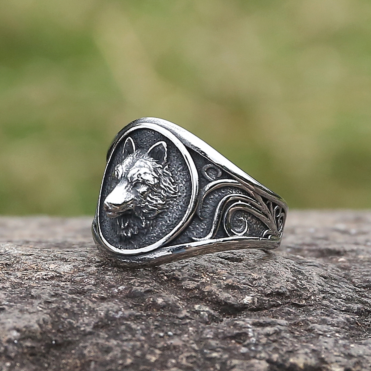 Wolf Ring US$2.9/PC-NORSECOLLECTION- Viking Jewelry,Viking Necklace,Viking Bracelet,Viking Rings,Viking Mugs,Viking Accessories,Viking Crafts