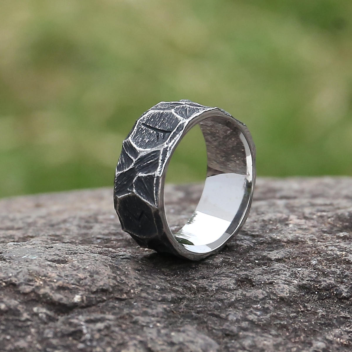 Hammered Rune Ring US$3/PC-NORSECOLLECTION- Viking Jewelry,Viking Necklace,Viking Bracelet,Viking Rings,Viking Mugs,Viking Accessories,Viking Crafts