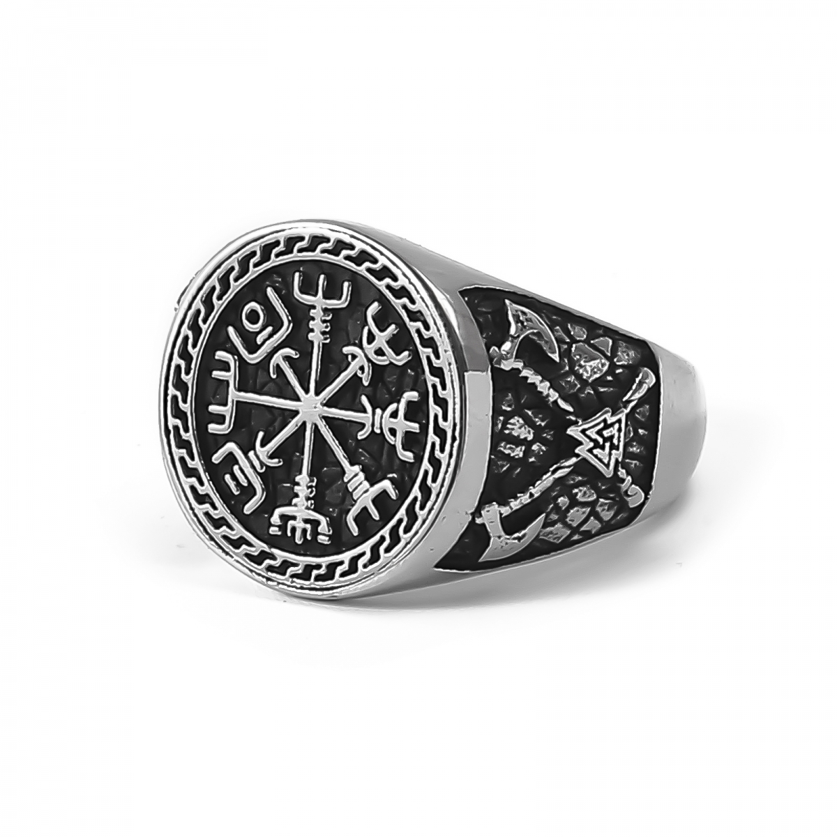 Vegvisir Ring US$2.9/PC-NORSECOLLECTION- वाइकिंग गहना, वाइकिंग नेकलेस, वाइकिंग ब्रेसलेट, वाइकिंग रिंग, वाइकिंग मग, वाइकिंग सामान, वाइकिंग शिल्प