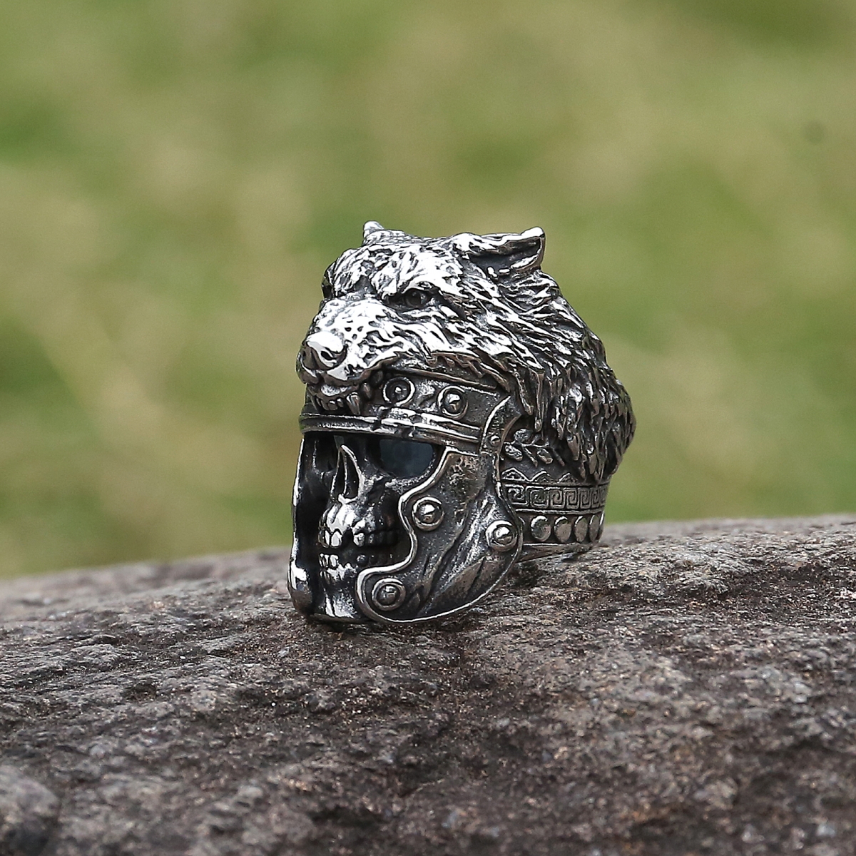 Wolf Ring US $2.9/PC-NORSECOLLECTION-Biżuteria Wikingów, Naszyjnik Wikingów, Bransoletka Wikingów, Pierścienie Wikingów, Kubki Wikingów, Akcesoria Wikingów, Rzemiosło Wikingów