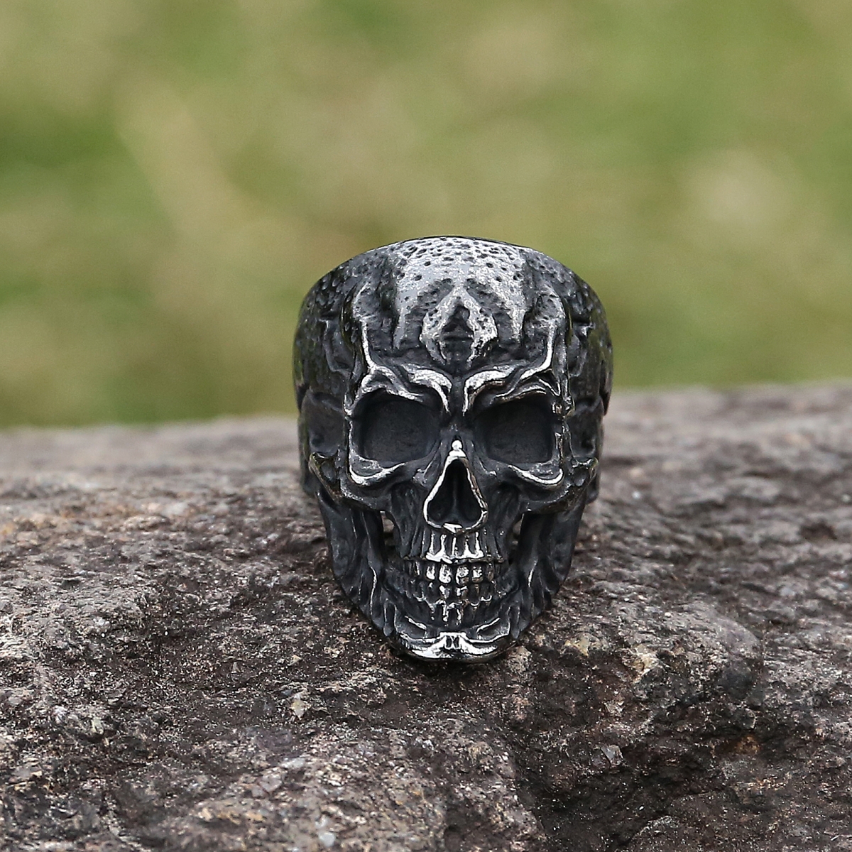 Skull Ring US$2.9/PC-NORSECOLLECTION- Viking Jewelry,Viking Necklace,Viking Bracelet,Viking Rings,Viking Mugs,Viking Accessories,Viking Crafts