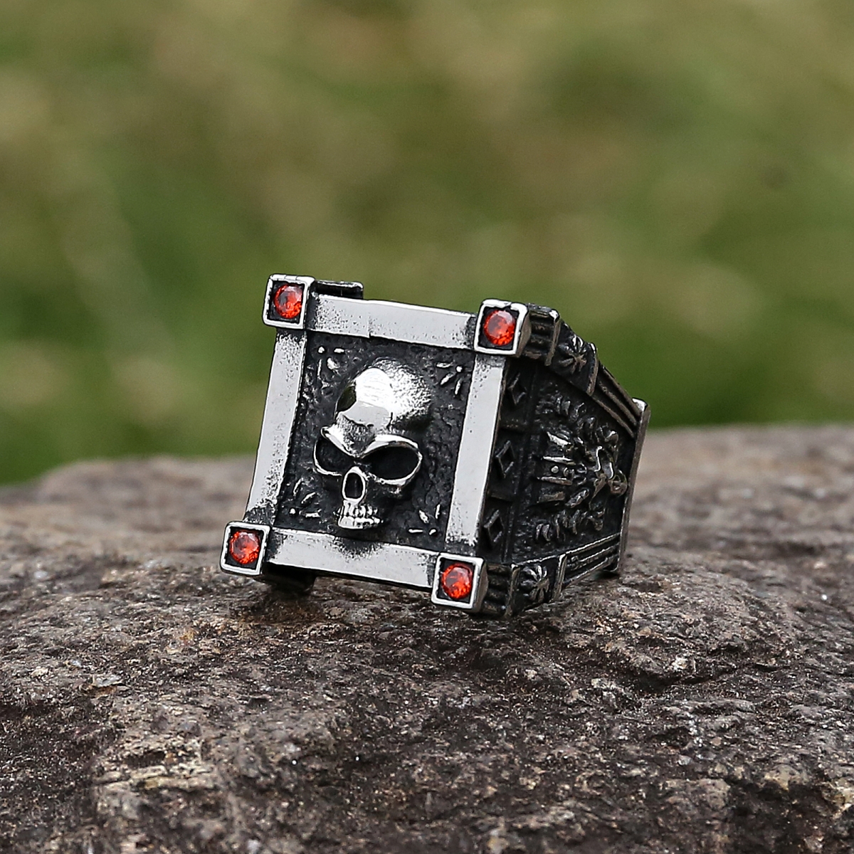 Skull Ring US$3.5/PC-NORSECOLLECTION- Viking Jewelry,Viking Necklace,Viking Bracelet,Viking Rings,Viking Mugs,Viking Accessories,Viking Crafts