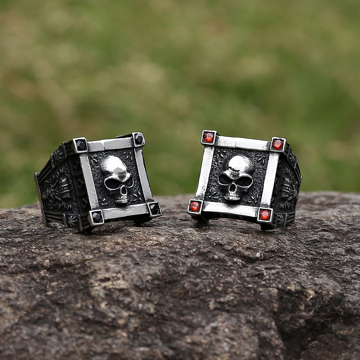 Skull Ring US$3.5/PC-NORSECOLLECTION- Viking-smykker, Viking-kjede, Viking-armbånd, Viking-ringer, Viking-krus, Viking-tilbehør, Viking-håndverk