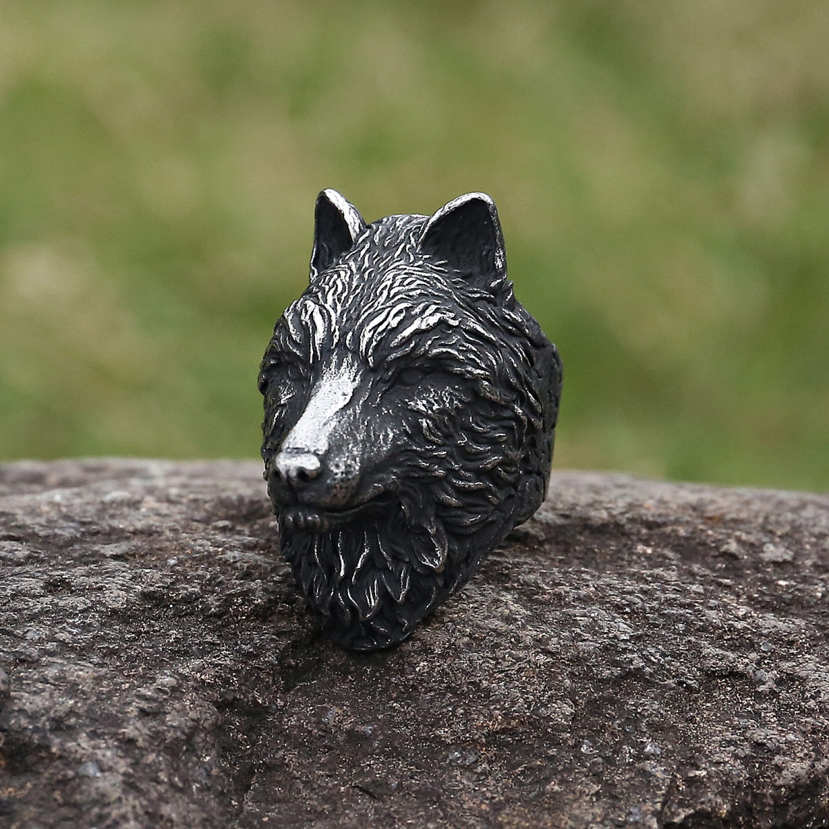 Wolf Ring US$2.9/PC-NORSECOLLECTION- Viking Takı, Viking Kolye, Viking Bileklik, Viking Yüzük, Viking Kupaları, Viking Aksesuarları, Viking El Sanatları