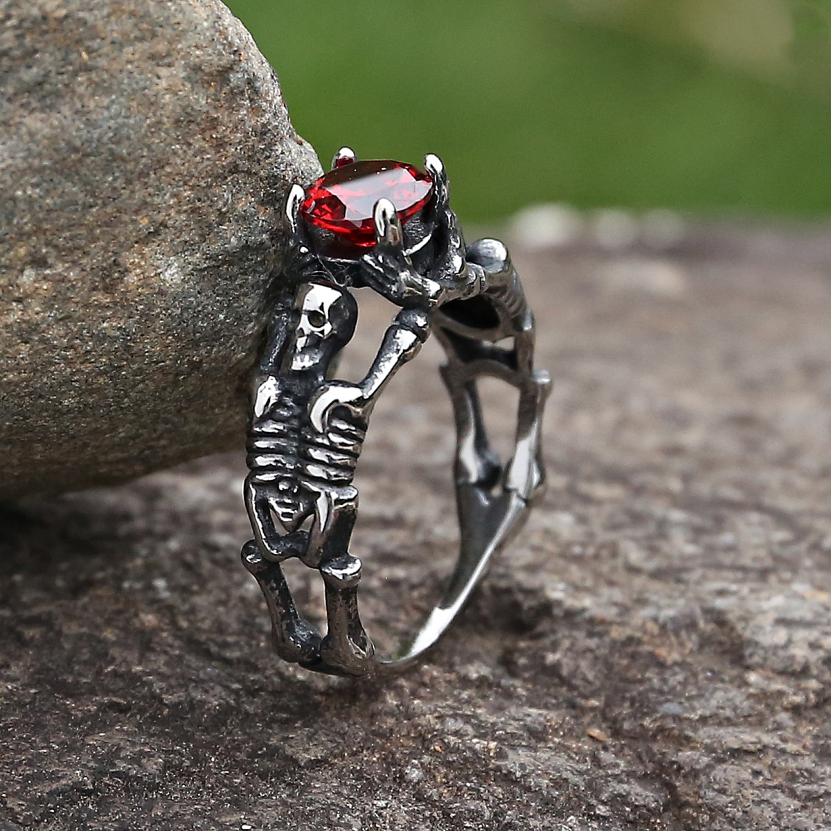 Skull Ring US$2.9/PC-NORSECOLLECTION- Viking Jewelry,Viking Necklace,Viking Bracelet,Viking Rings,Viking Mugs,Viking Accessories,Viking Crafts