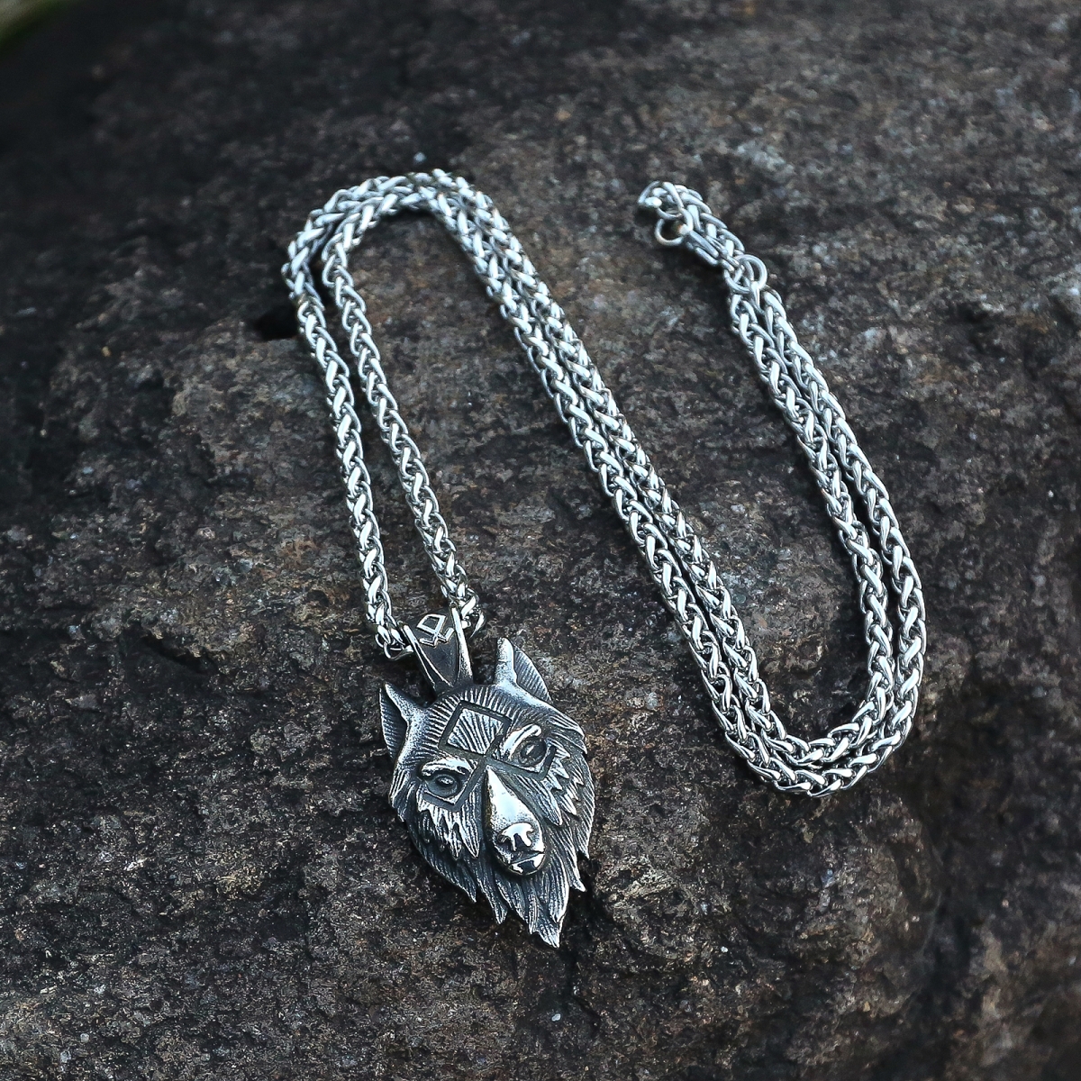 Viking Wolf Necklace US$3.2/PC-NORSECOLLECTION- Viking Jewelry,Viking Necklace,Viking Bracelet,Viking Rings,Viking Mugs,Viking Accessories,Viking Crafts