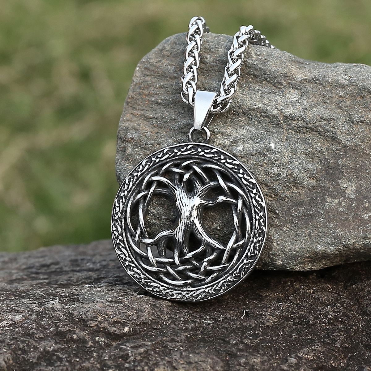 Yggdrasill Necklace US$3.2/PC-NORSECOLLECTION- Viking Jewelry,Viking Necklace,Viking Bracelet,Viking Rings,Viking Mugs,Viking Accessories,Viking Crafts