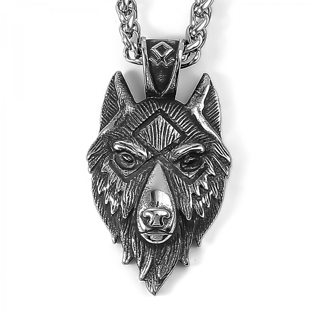 Viking Wolf Necklace US$3.2/PC-NORSECOLLECTION- Viking Jewelry,Viking Necklace,Viking Bracelet,Viking Rings,Viking Mugs,Viking Accessories,Viking Crafts