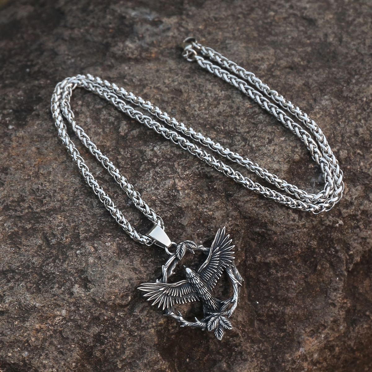Eagle Necklace US$3.5/PC-NORSECOLLECTION- Viking Jewelry,Viking Necklace,Viking Bracelet,Viking Rings,Viking Mugs,Viking Accessories,Viking Crafts